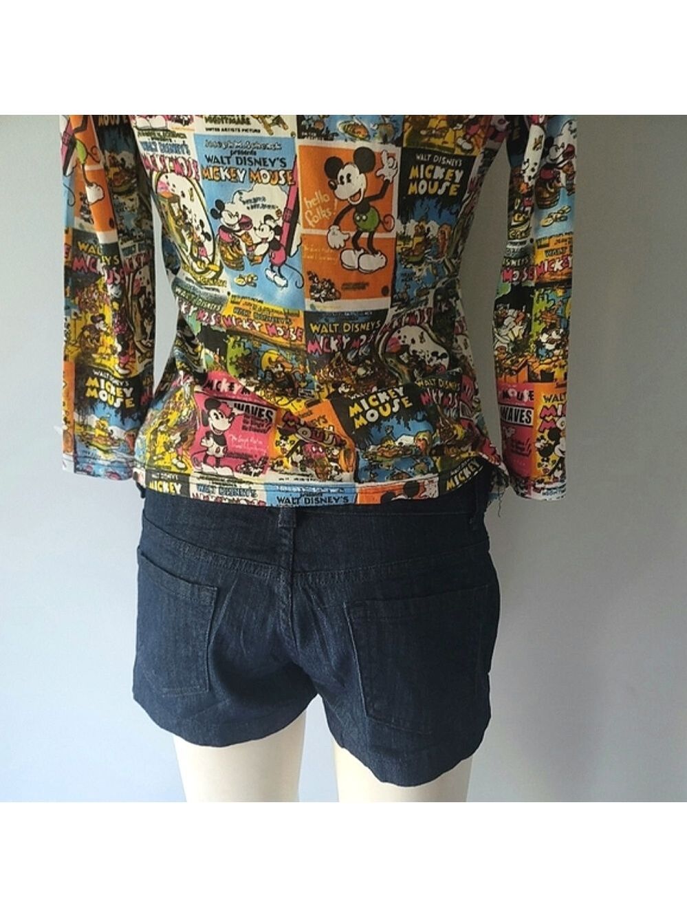 Humble Disney Mickey Mouse Long Sleeve Top Size S - M